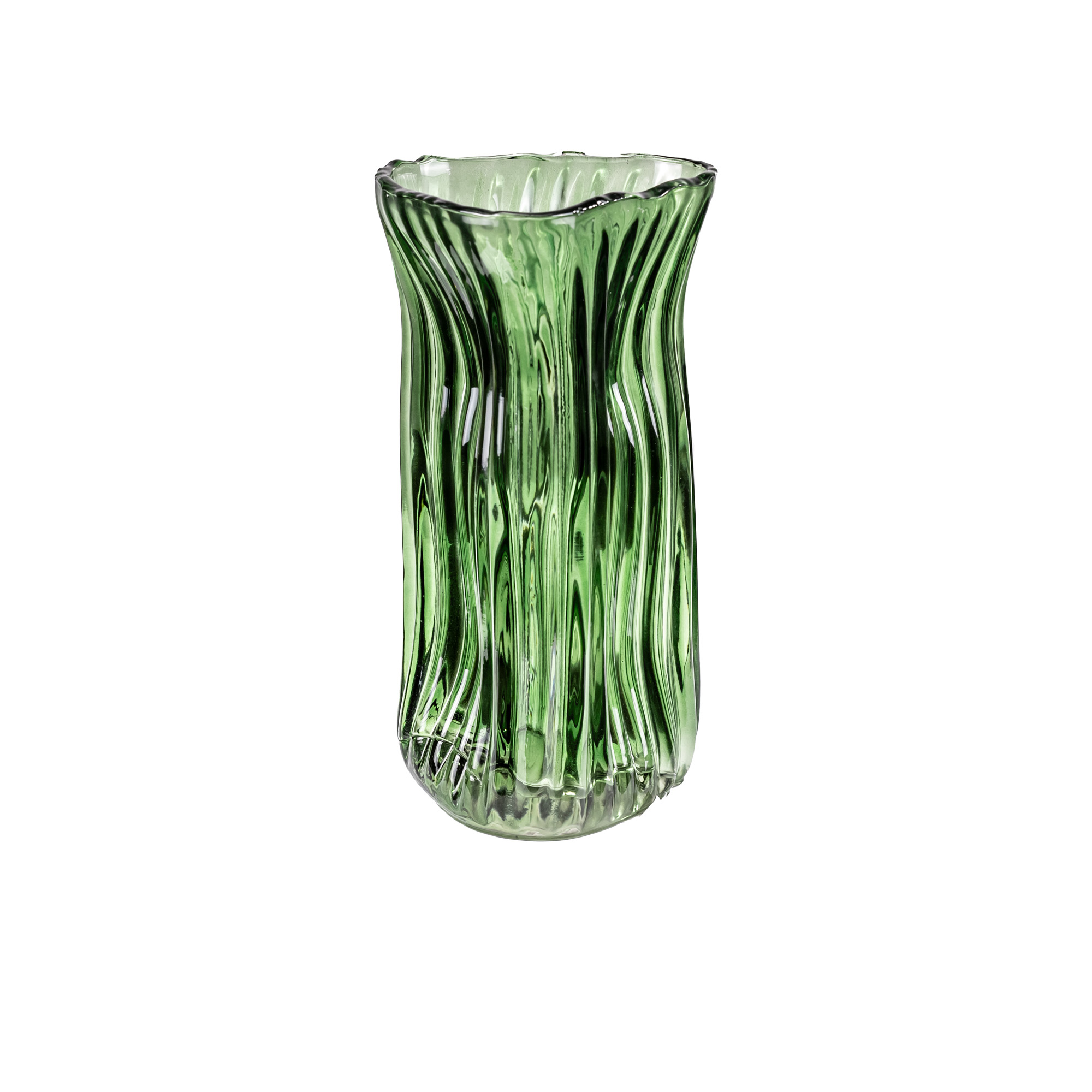 Glass Vase faceted